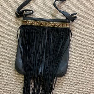 Fringe crossbody bag
